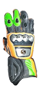 Gants de moto en cuir de kangourou à bas prix gants de moto complets pour hommes meilleure vente de gants de moto en cuir pour hommes paume - Product Image 4