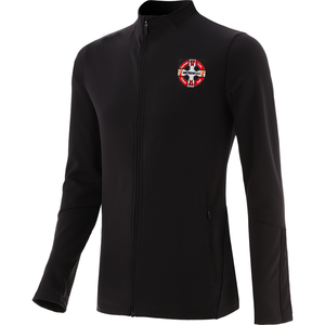 Sudadera con capucha de alta calidad para hombre, diseño de uniforme GAA de hurling, con cremallera media, patrón sólido y bordado digital frontal. - Product Image 1