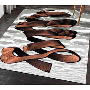 Tapis MC Escher avec motif de visage abstrait, tapis imprimé pour décoration moderne de la maison, tapis en chenille - Product Image 1