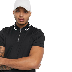 Chemise de golf surdimensionnée personnalisée évacuant l'humidité Polo durable de haute qualité sans col Design de luxe pour un usage décontracté et sportif - Product Image 3