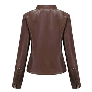 100% vraies femmes veste en cuir nouveau décontracté élégant en cuir véritable veste Premium 2025 vente en gros veste en cuir vêtements mode - Product Image 1
