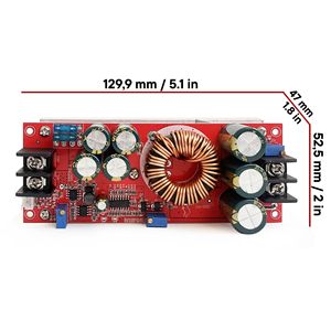 Module convertisseur de tension et de courant DC-DC réglable Aek-Tech 1200W 20A pour systèmes de gestion de batteries - Product Image 4