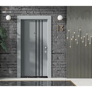 Puerta Interior de Acero Inoxidable ABSDOOR HAZAR, Diseño Moderno y Elegante, Alta Seguridad, Duradera, para Apartamentos y Villas, Resistente al Calor, Turquía - Product Image 3