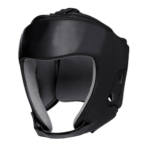 Protector de Cabeza para Boxeo, Casco Protector para Adultos Unisex, Cuero PU de Color Sólido, Cierre de Gancho y Bucle - Product Image 1