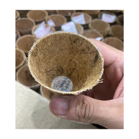 Pot de coco en fibre de coco Pot de pépinière en fibre de coco Conteneur de plantes biodégradable pour la culture d'herbes, de fleurs et d'arbres