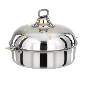 Stainless Steel Soup Stock Pots Silver Tabletop <b>Food</b> <b>Warming</b> Hotpot Multi-function Handles New Design Kitchenware Dishwasher - Product Image 6