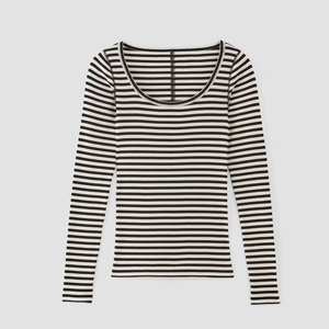 Vente en gros de t-shirts design personnalisés pour femmes 100% de haute qualité, multi couleurs, logo personnalisé, vêtements de rue décontractés, chemises à manches longues OEM - Product Image 4