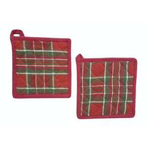 Simple <b>Style</b> Pure Color Cotton Plain Fabric Waffle Pot Holder for Home Kitchen - Product Image 5