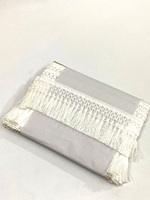 Dentelle à franges en polyester 100% de 40 mm de large, dentelle à pompons, dentelle à franges pour la décoration de la maison, vêtements, écharpes, rideaux, mariages, danses