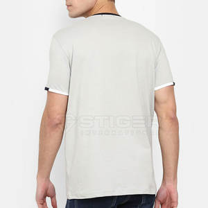 Calidad Premium del fabricante 220 GSM Summer Streetwear Elegante algodón poliéster O-cuello de secado rápido transpirable hombres camisetas - Product Image 3