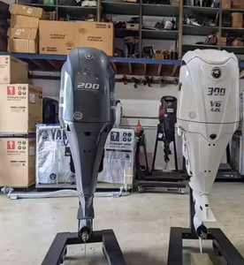Nouveau moteur hors-bord Yamaha prêt à être expédié, 4 temps, avec arbre extra long pour usage marin et nautique, essence/électrique - Product Image 3