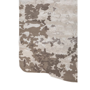 Alfombras de Lana Abstractas 3D con Diseño de Ruido Blanco, Anudadas a Mano, en Naranja y Rojo, para el Hogar, Pasillo, Dormitorio - Modelo FR EA-3008 - Product Image 4