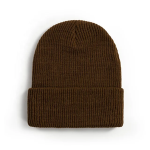 Gorro de punto de invierno bordado logotipo personalizado gorro para hombres y mujeres Unisex adultos imagen simple primavera Otoño Invierno - Product Image 6