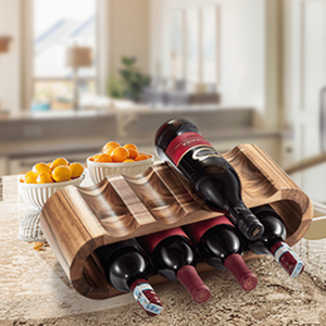 Nhance Your Itchen ececor con una CACIA ottine ottle older Old tand 8-ottottle ooooden helhelf para ACKs INE ACKs en ountertops - Product Image 2