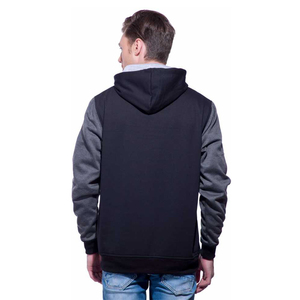 Sudadera con capucha de algodón personalizada para hombre Diseño OEM Diseño personalizado Venta al por mayor Sudaderas con capucha de gran tamaño transpirables de alta calidad - Product Image 3