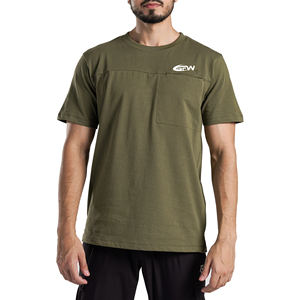 T-shirts manches raglan pour hommes Style baseball coton mélangé T-shirt à manches courtes Vêtements de sport décontractés Top Summer Fashion Vêtements de tous les jours - Product Image 1