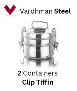 Stainless Steel <b>Clip</b> Tiffin 7*2, Tiffin Carrier at Reliable Price Tiffin Box for Hotel, Restaurants, and Your Daily Meal - Product Image 5