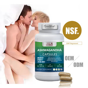 Capsules d'Ashwagandha Ksm-66 naturelles Rainwood Ashwagandha Comprimés Ashwagandha - Product Image 1