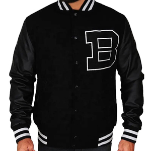 Nouvel arrivé Veste d'université Style High Street avec col montant Excellente qualité Fabricant de bonne marque de distributeur - Product Image 2