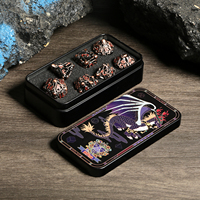 Jeu de dés polyédriques, fabrication personnalisée, pieuvre DND, métal creux, pour donjons et Dragons