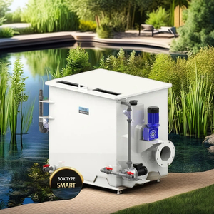 Machine de microfiltration rotative à tambour PP à faible consommation d'énergie 30T/h, système de filtration d'eau pour aquariums d'aquaculture, purificateur haute efficacité - Product Image 1