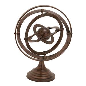 Globedecor Art Deco Estilo vintage Cobre Aluminio Brújula Globo armilar alternativamente conocido como una esfera armillary - Product Image 2