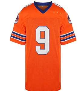 Vente en gros uniformes de football américain en polyester court ensembles de chemises de sport respirantes à séchage rapide techniques de sublimation grande taille - Product Image 3