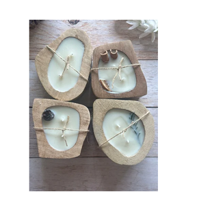 Bols à bougies en bois avec logos gravés pour bol à pâte en bois pour bougie à thé bol à bougie en bois - Product Image 4