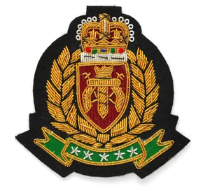 Insignias de alas bordadas de alambre de lingote hechas a mano Insignias de bordado de alas de alta calidad OEM - Product Image 2