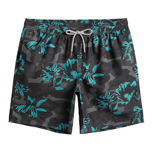 2025 Top Men's Formal Beach Shorts Ligero 100% Poliéster 240 GSM Alta calidad con decoración vintage - Product Image 4