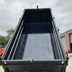 Remorque à benne basculante 7×16 14K de haute qualité, modèle 2026, avec plancher de 7 pouces, treuil télécommandé, rampes pour portail de grange et bâche - Product Image 6