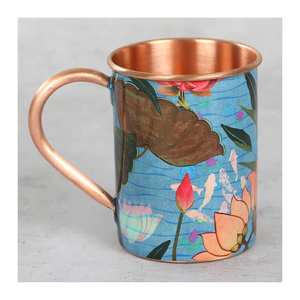 Nuevo diseño hecho a mano tazas negras beber metal exportador de la India con calidad de exportación - Product Image 3