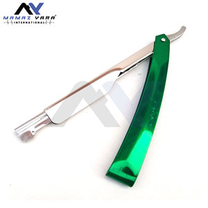 Navajas de Afeitar Rectas con Hoja Reemplazable, Herramienta Profesional de Barbería para Hombres, Afeitado Clásico en Húmedo, Soporte de Acero Inoxidable - Product Image 6