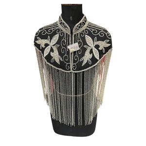 Capa de Lentejuelas con Cuentas 2026, Tela 100% Algodón, Mejor Precio, Producto de Encaje de la India - Product Image 1