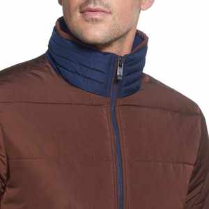 Chaqueta Acolchada Personalizada de Alta Calidad, Impermeable, con Cuello Alto y Logotipo Frontal, Diseño Moderno, Ropa Casual Elegante para Hombre - Product Image 2