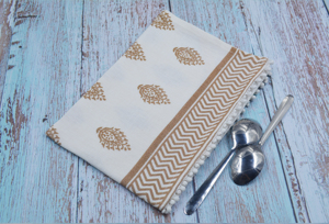 Premium 100% Lino Algodón Secado rápido Juego de toallas de cocina para el hogar Impresiones personalizadas Toalla de mano reutilizable para niños Ecológica - Product Image 3