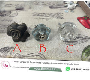 Perillas de cristal transparente victoriano para muebles modernos, tirador de puerta, armario, cajón, armario, sala de estar, cocina, uso - Product Image 1