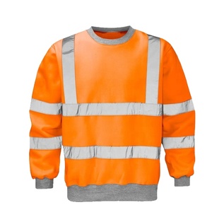 Sudaderas con Capucha de Alta Visibilidad para Hombre y Mujer, Reflectantes, de Seguridad, con Logotipo Personalizable, Impermeables, 100% Algodón, ANSI - Product Image 1