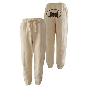 Low MOQ Lightweight 100% Cotton Canvas Men's Sweat Pant Custom Tracksuits - Product Image 1