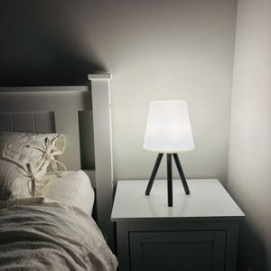 Portable Rechargeable Battery <b>LED</b> RGB <b>Table</b> Lamp Modern European Design 3 Color Options ABS Oval 5V DC IP44 Waterproof 200 - Product Image 1