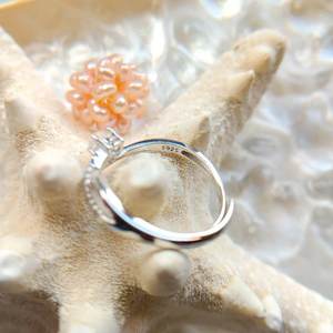 แหวนพลอยหลังเบี้ยทรงรีลายพระจันทร์สีรุ้งออกแบบได้ตามต้องการเครื่องประดับอัญมณีบำบัดชุบทองเงินสเตอร์ลิงสำหรับงานแต่งงาน - Product Image 6