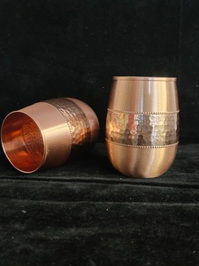 Premium Quality Eco-Friendly Copper Metal Reusable <b>Large</b> Capacity Portable <b>Mugs</b> Drinkware for Home & Outdoor Use - Product Image 3