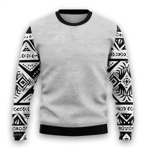 100% coton biologique o-cou hommes chemises élégant qualité supérieure hommes sweat personnaliser imprimé en gros sweats - Product Image 6