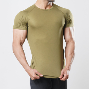 Camiseta de gimnasio para hombre, transpirable, ajustada, manga corta, ropa de Fitness, ropa de Culturismo - Product Image 4