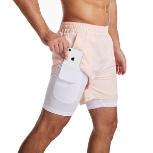 Men's High Quality <b>Gym</b> Fitness <b>Shorts</b> Zipper Packet Sportswear Casual Solid Pattern Eco-Friendly <b>Shorts</b> for Sale 2026 - Product Image 1