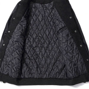 Hip Hop béisbol Streetwear piloto bombardero chaqueta prendas de vestir exteriores Casual chaqueta de lana personalizada para Mujeres Hombres - Product Image 2