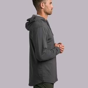 Mens Athletic Custom Loose Fit Ligero Slim Fit Active Jersey Sudadera con capucha Camisetas - Product Image 3