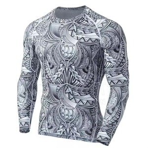 Ropa Deportiva de Verano para Hombre, Diseño Personalizado OEM, Alta Calidad, Spandex/Poliéster, Protección UV, para Gimnasio y Fitness, Tallas Grandes - Product Image 1