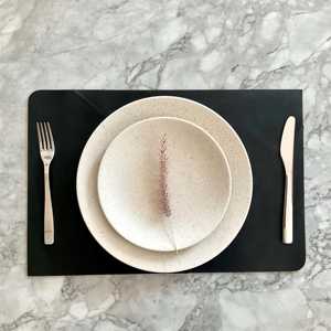 Handmade Luxury Leather <b>Place</b> <b>Mats</b> Waterproof Shock Proof Customizable Options for Kitchen Dining Room Hotels Daily Use LPM-0003 - Product Image 2
