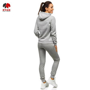 Chándal para correr con capucha 2 en 1 transpirable a prueba de viento cintura elástica talla grande personalizado para mujer - Product Image 2